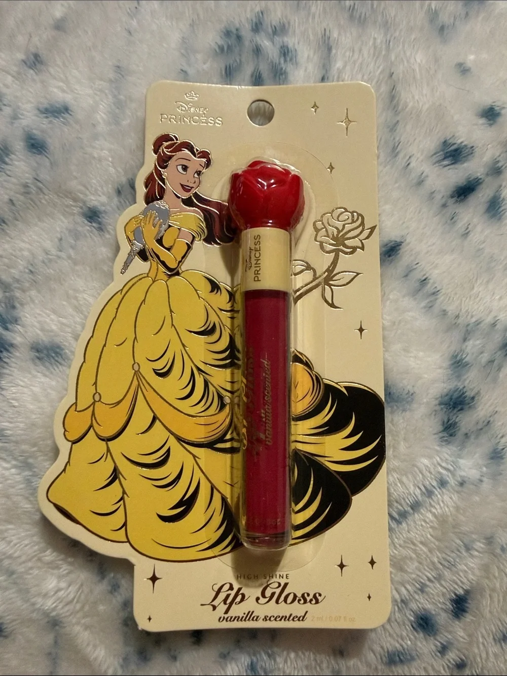 Disney Princess Lip Gloss Set — Teal, Yellow, Purple, Red, Pink